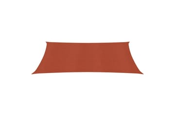 Aurinkopurje 160 g/m² terrakotta 2x4,5 m HDPE - Ruskea - Puutarhakalusteet - Aurinkosuoja - Aurinkopurje