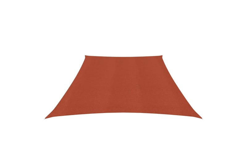 Aurinkopurje 160 g/m² terrakotta 3/4x2 m HDPE - Ruskea - Puutarhakalusteet - Aurinkosuoja - Aurinkopurje