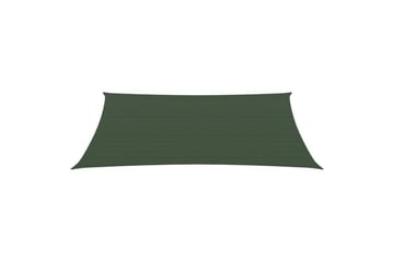 Aurinkopurje 160 g/m² tummanvihreä 2,5x4 m HDPE - Vihreä - Puutarhakalusteet - Aurinkosuoja - Aurinkopurje