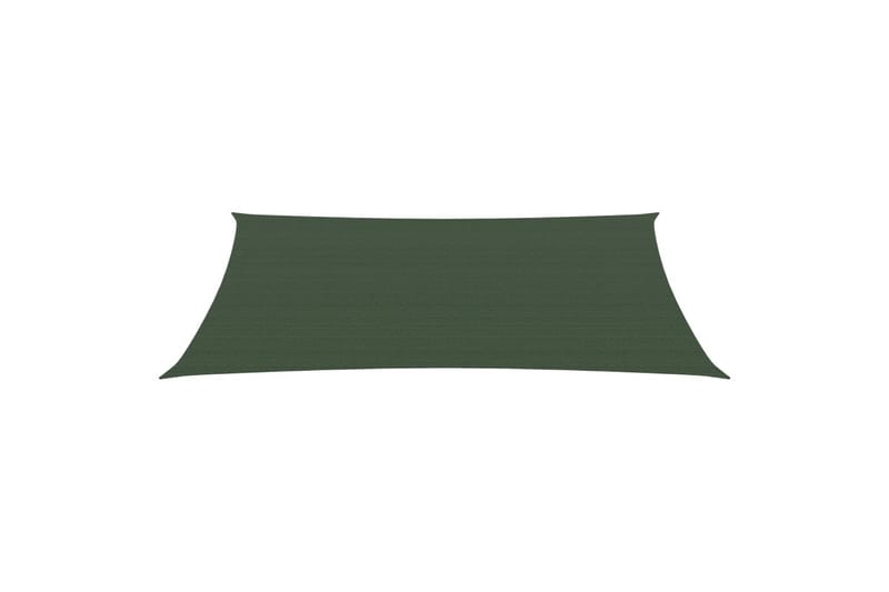 Aurinkopurje 160 g/m² tummanvihreä 2x4,5 m HDPE - Vihreä - Puutarhakalusteet - Aurinkosuoja - Aurinkopurje