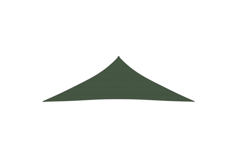 Aurinkopurje 160 g/m² tummanvihreä 3,5x3,5x4,9 m HDPE - Vihreä - Puutarhakalusteet - Aurinkosuoja - Aurinkopurje