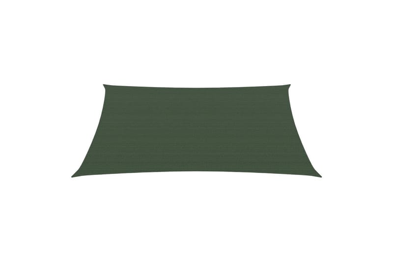 Aurinkopurje 160 g/m² tummanvihreä 3/4x2 m HDPE - Vihreä - Puutarhakalusteet - Aurinkosuoja - Aurinkopurje