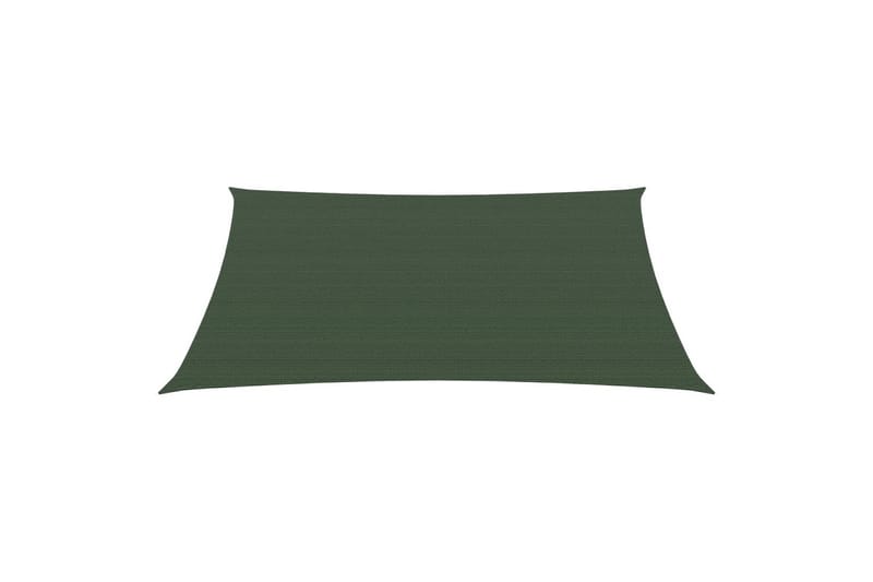 Aurinkopurje 160 g/m² tummanvihreä 3/4x3 m HDPE - Vihreä - Puutarhakalusteet - Aurinkosuoja - Aurinkopurje