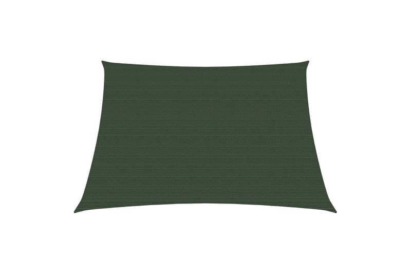 Aurinkopurje 160 g/m² tummanvihreä 3/4x3 m HDPE - Vihreä - Puutarhakalusteet - Aurinkosuoja - Aurinkopurje