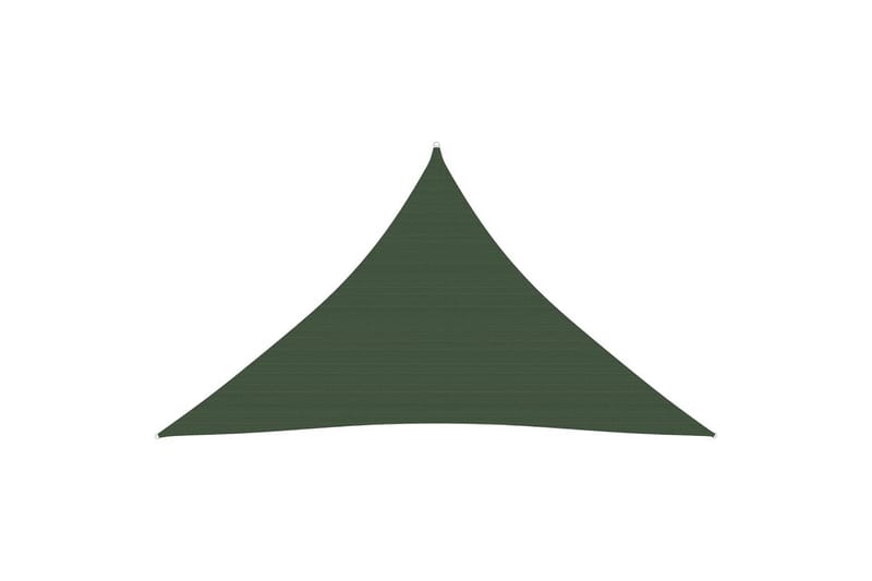 Aurinkopurje 160 g/m² tummanvihreä 3x3x4,2 m HDPE - Vihreä - Puutarhakalusteet - Aurinkosuoja - Aurinkopurje
