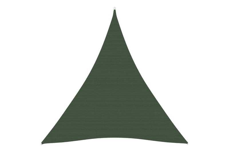 Aurinkopurje 160 g/m² tummanvihreä 3x4x4 m HDPE - Vihreä - Puutarhakalusteet - Aurinkosuoja - Aurinkopurje