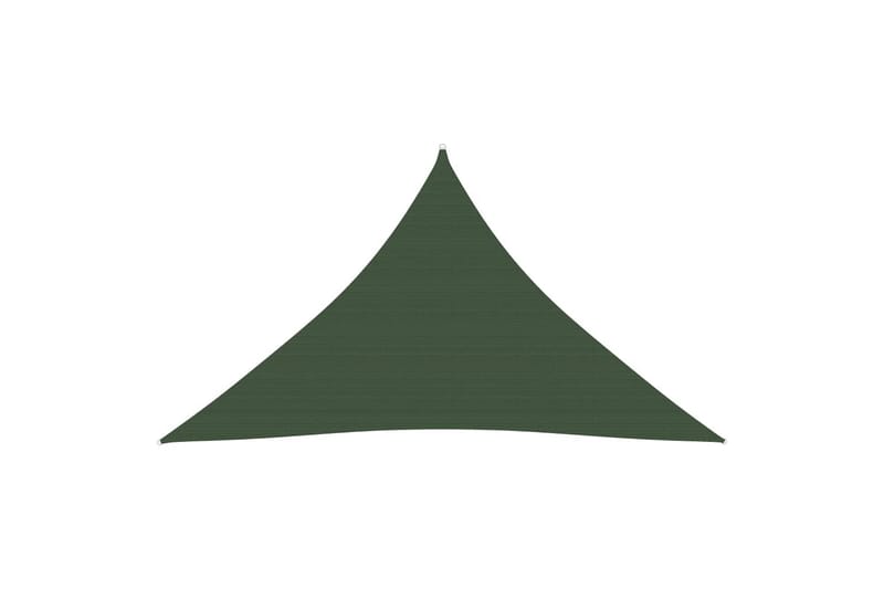 Aurinkopurje 160 g/m² tummanvihreä 4x4x5,8 m HDPE - Vihreä - Puutarhakalusteet - Aurinkosuoja - Aurinkopurje