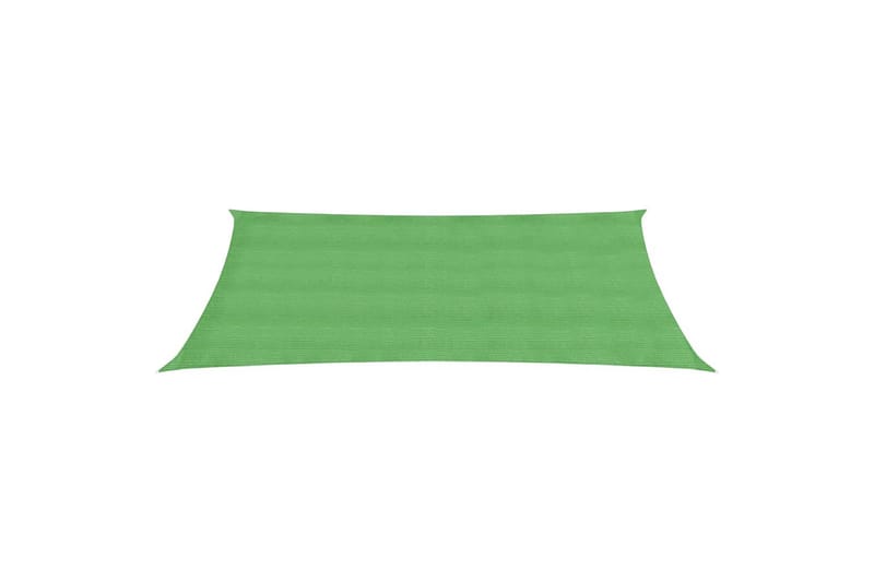 Aurinkopurje 160 g/m² vaaleanvihreä 2x5 m HDPE - Vihreä - Puutarhakalusteet - Aurinkosuoja - Aurinkopurje