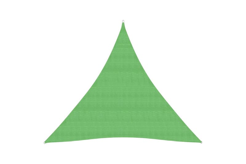 Aurinkopurje 160 g/m² vaaleanvihreä 5x5x5 m HDPE - Vihreä - Puutarhakalusteet - Aurinkosuoja - Aurinkopurje