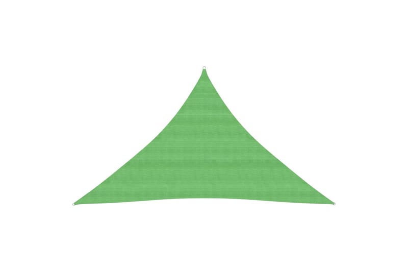 Aurinkopurje 160 g/m² vaaleanvihreä 5x5x6 m HDPE - Vihreä - Puutarhakalusteet - Aurinkosuoja - Aurinkopurje
