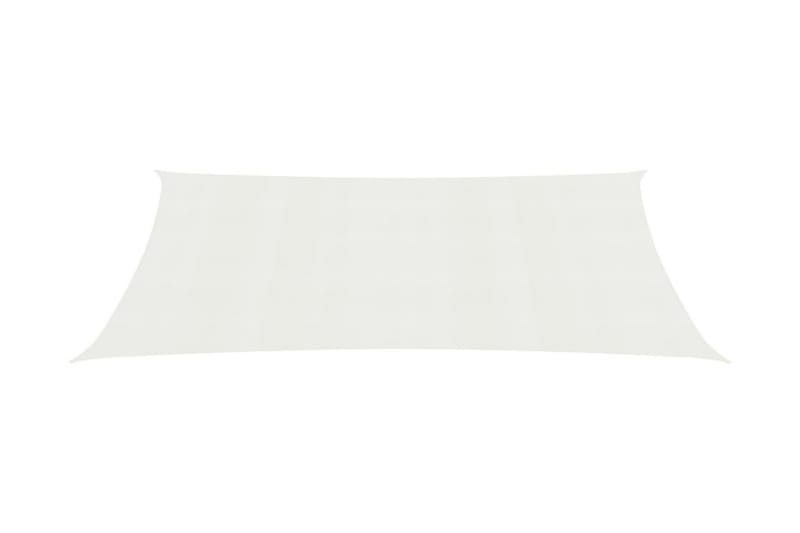 Aurinkopurje 160 g/m² valkoinen 2,5x4,5 m HDPE - Puutarhakalusteet - Aurinkosuoja - Aurinkopurje