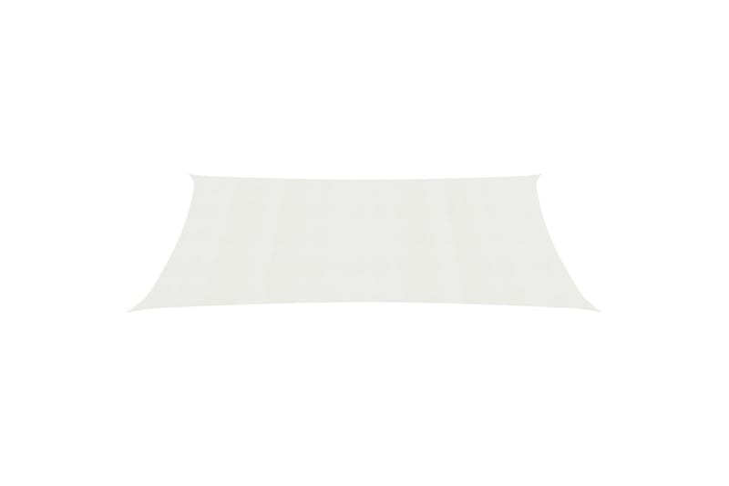Aurinkopurje 160 g/m² valkoinen 2,5x4 m HDPE - Puutarhakalusteet - Aurinkosuoja - Aurinkopurje