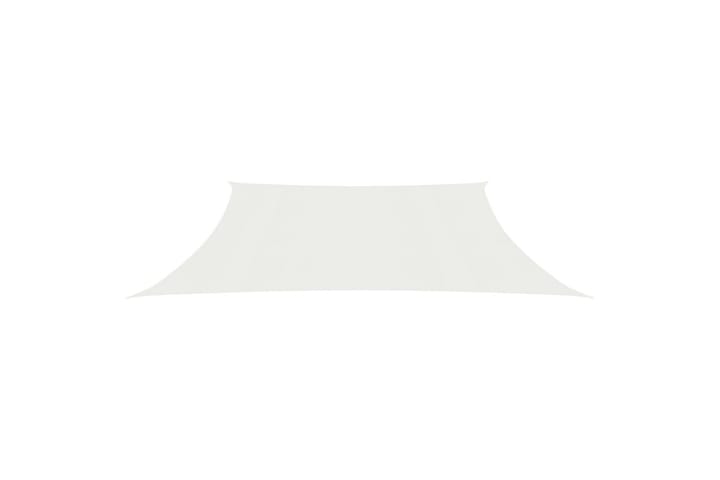 Aurinkopurje 160 g/m² valkoinen 3/4x2 m HDPE - Valkoinen - Aurinkopurje