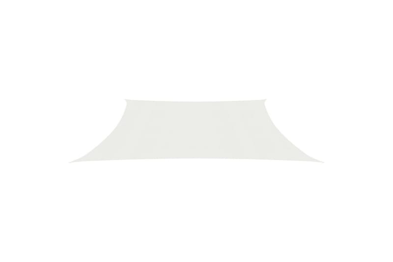 Aurinkopurje 160 g/m² valkoinen 3/4x3 m HDPE - Valkoinen - Puutarhakalusteet - Aurinkosuoja - Aurinkopurje