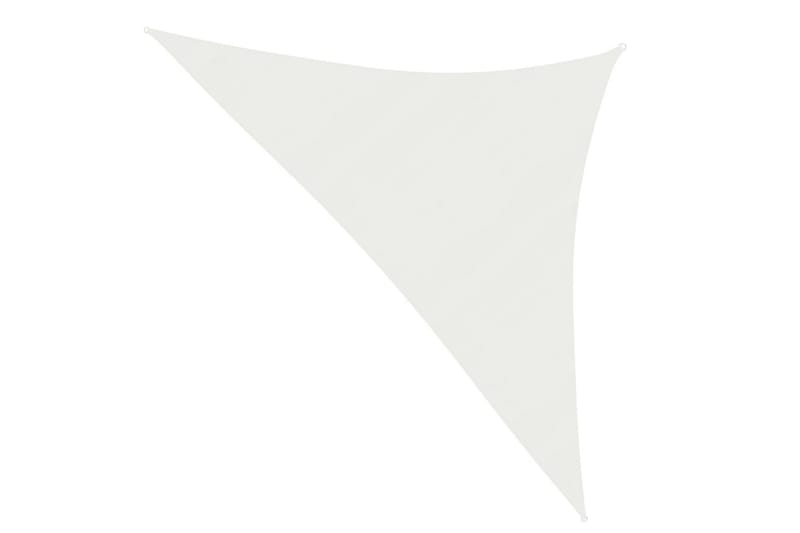 Aurinkopurje 160 g/m² valkoinen 4x4x5,8 m HDPE - Valkoinen - Puutarhakalusteet - Aurinkosuoja - Aurinkopurje