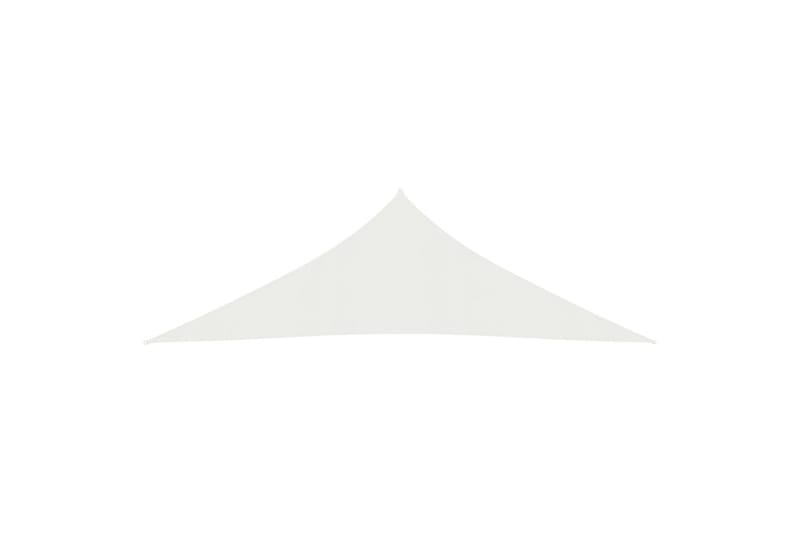 Aurinkopurje 160 g/m² valkoinen 4x4x5,8 m HDPE - Valkoinen - Puutarhakalusteet - Aurinkosuoja - Aurinkopurje