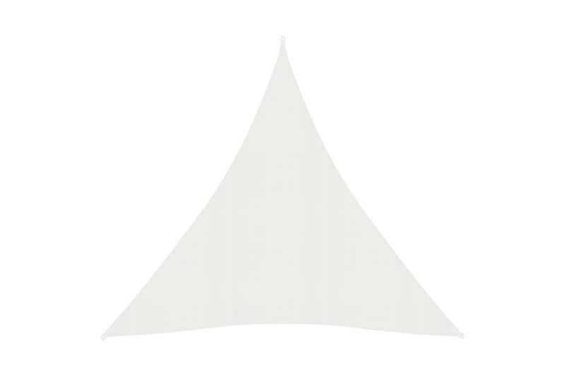 Aurinkopurje 160 g/m² valkoinen 4x5x5 m HDPE - Valkoinen - Puutarhakalusteet - Aurinkosuoja - Aurinkopurje