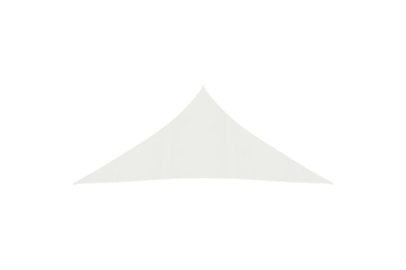 Aurinkopurje 160 g/m² valkoinen 4x5x5 m HDPE - Valkoinen - Puutarhakalusteet - Aurinkosuoja - Aurinkopurje
