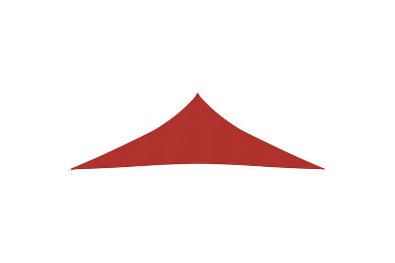 Aurinkopurje 160 g/m² punainen 4x4x5,8 m HDPE - Punainen - Puutarhakalusteet - Aurinkosuoja - Aurinkopurje