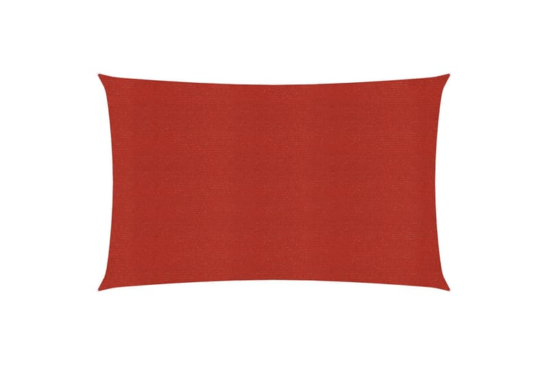 Aurinkopurje 160 g/m² punainen 2x4 m HDPE - Punainen - Puutarhakalusteet - Aurinkosuoja - Aurinkopurje