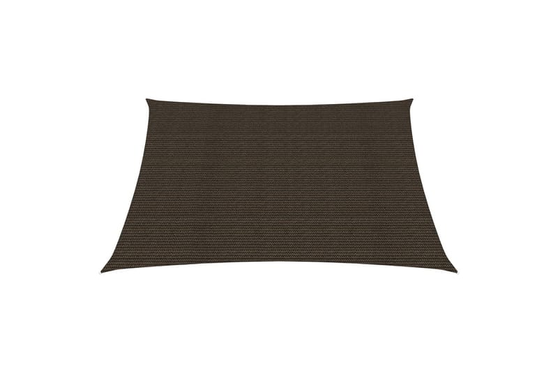Aurinkopurje 160 g/mÂ² ruskea 4,5x4,5 m HDPE - Ruskea - Puutarhakalusteet - Aurinkosuoja - Aurinkopurje