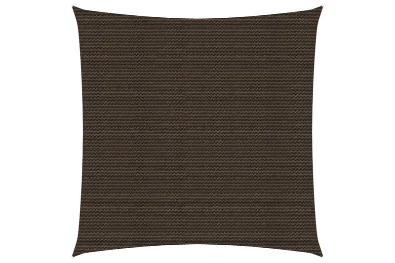 Aurinkopurje 160 g/mÂ² ruskea 4,5x4,5 m HDPE - Ruskea - Puutarhakalusteet - Aurinkosuoja - Aurinkopurje