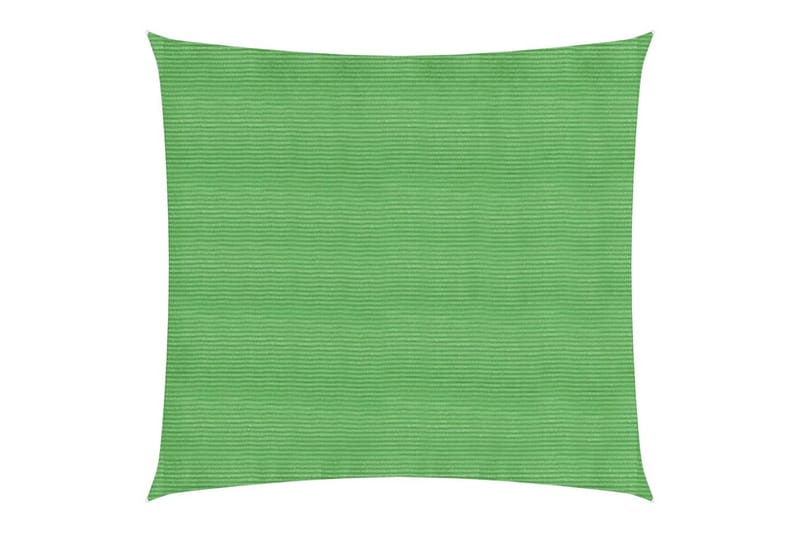 Aurinkopurje 160 g/mÂ² vaaleanvihreä 3,6x3,6 m HDPE - Vihreä - Puutarhakalusteet - Aurinkosuoja - Aurinkopurje