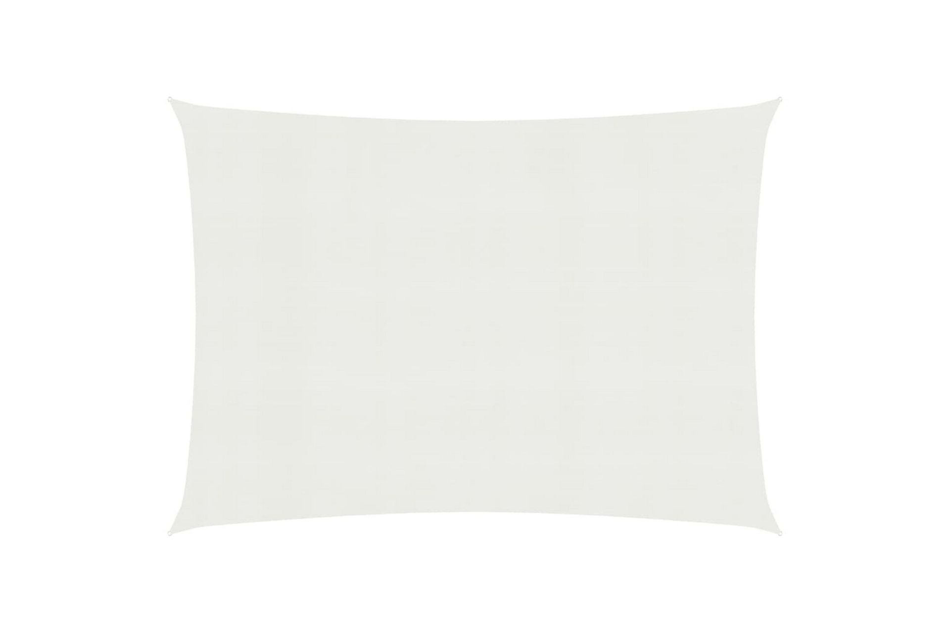 Aurinkopurje 160 g/mÂ² valkoinen 3x4 m HDPE - Valkoinen - Puutarhakalusteet - Aurinkosuoja - Aurinkopurje