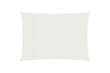 Aurinkopurje 160 g/mÂ² valkoinen 3x4 m HDPE - Valkoinen - Puutarhakalusteet - Aurinkosuoja - Aurinkopurje