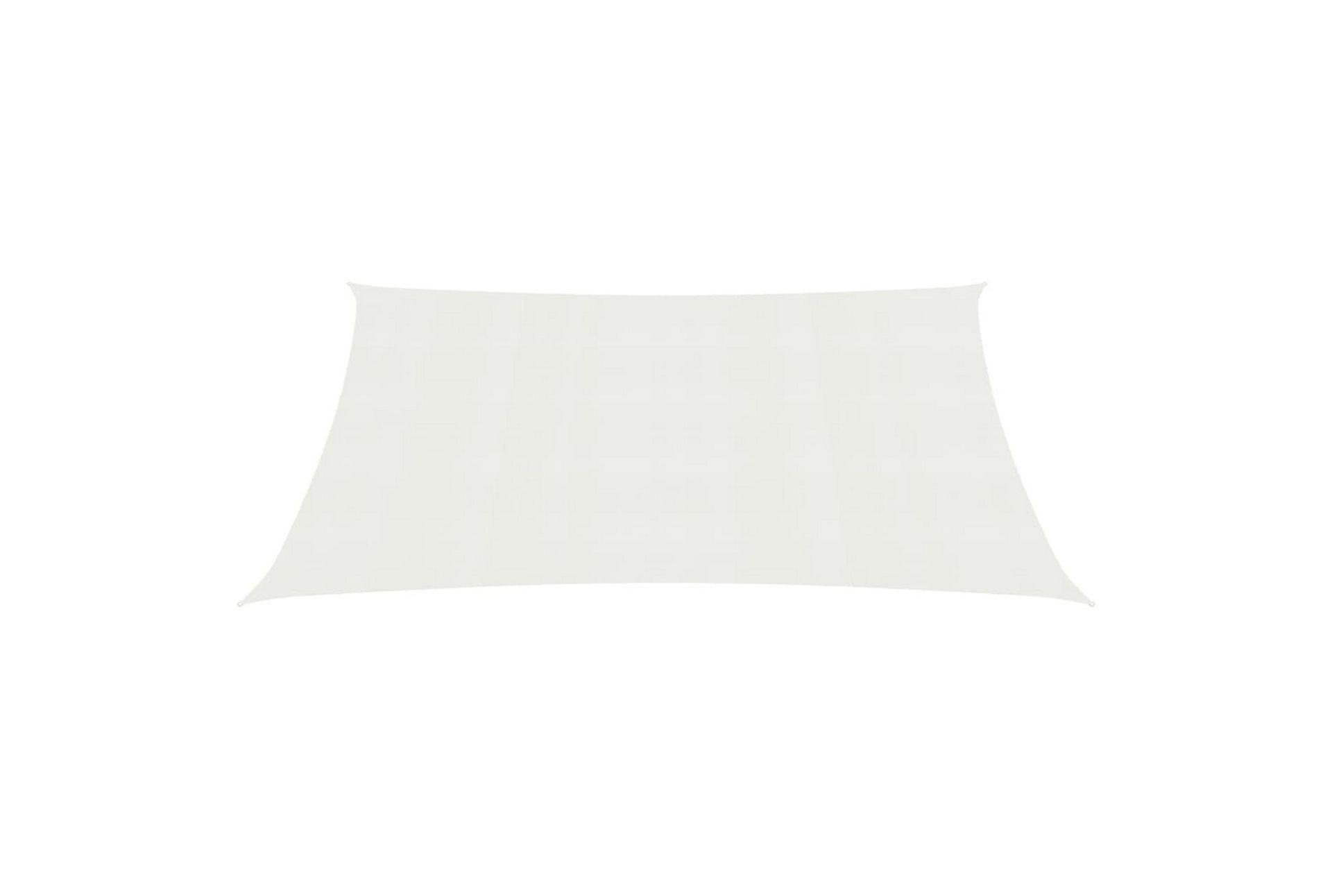 Aurinkopurje 160 g/mÂ² valkoinen 3x4 m HDPE - Valkoinen - Puutarhakalusteet - Aurinkosuoja - Aurinkopurje