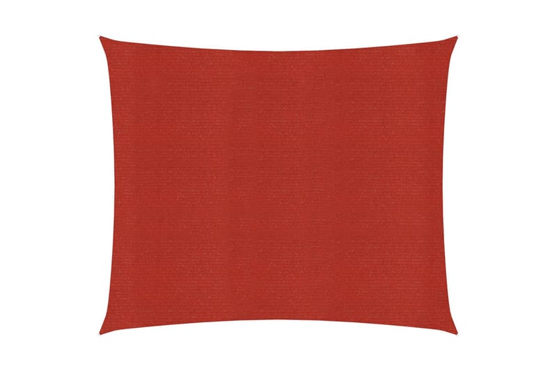 Aurinkopurje 160 g/mÂ² punainen 4,5x4,5 m HDPE - Punainen - Puutarhakalusteet - Aurinkosuoja - Aurinkopurje