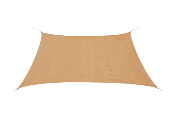 Aurinkopurje HDPE neliönmuotoinen 2x2 m beige - Beige - Aurinkopurje