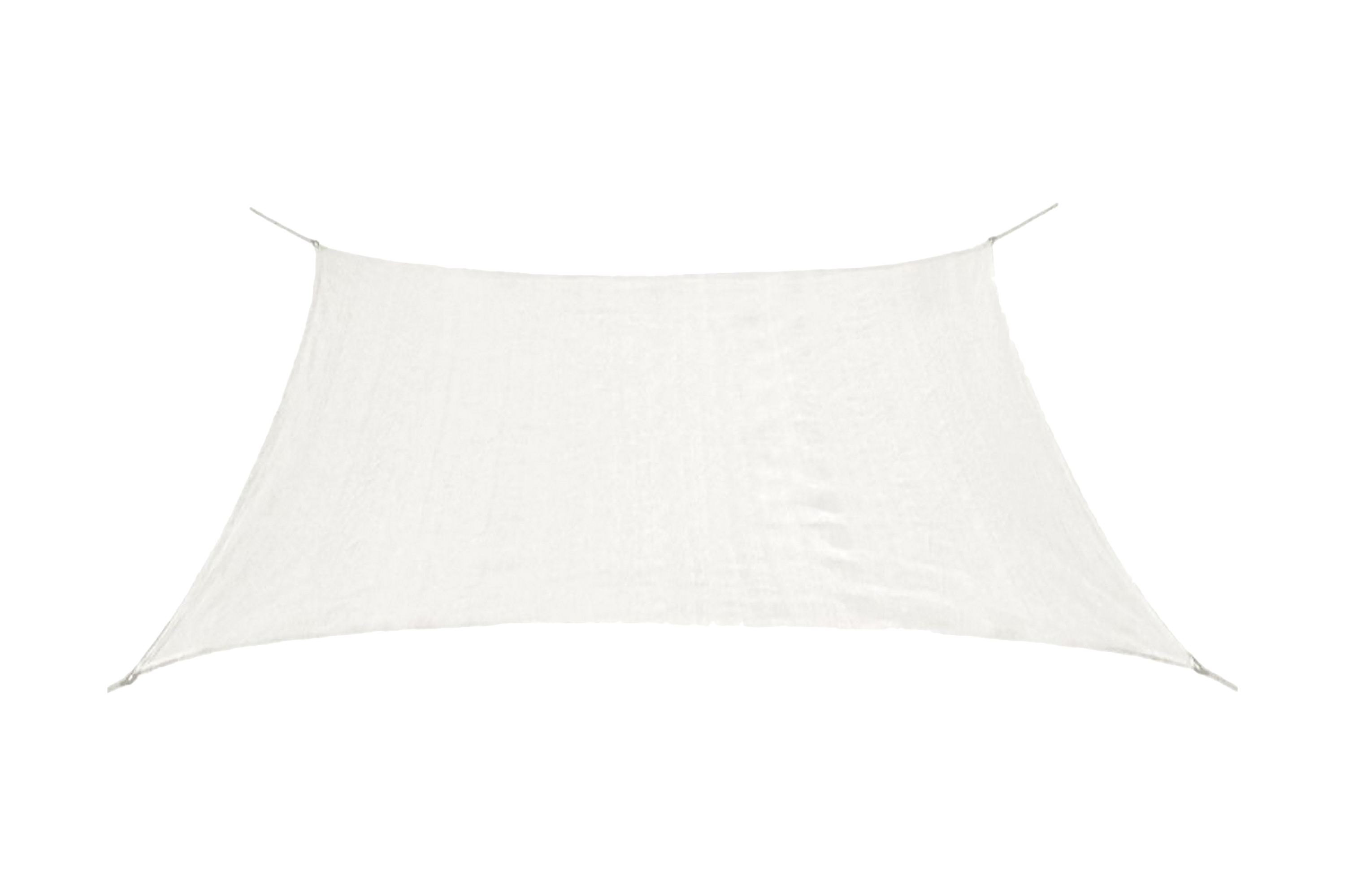 Aurinkopurje HDPE neliönmuotoinen 2x2 m valkoinen - Valkoinen