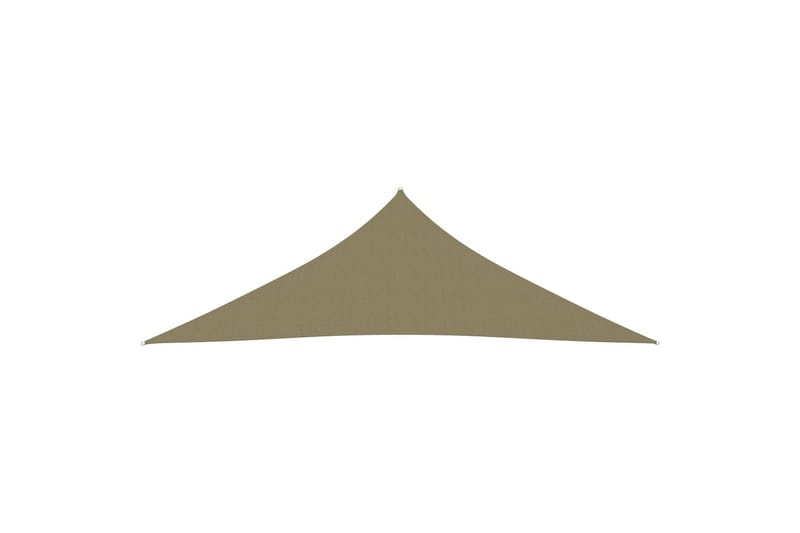 Aurinkopurje Oxford-kangas kolmio 2,5x2,5x3,5 m beige - Beige - Puutarhakalusteet - Aurinkosuoja - Aurinkopurje
