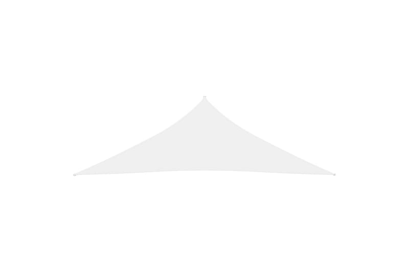 Aurinkopurje Oxford-kangas kolmio 3,5x3,5x4,9 m valkoinen - Valkoinen - Puutarhakalusteet - Aurinkosuoja - Aurinkopurje