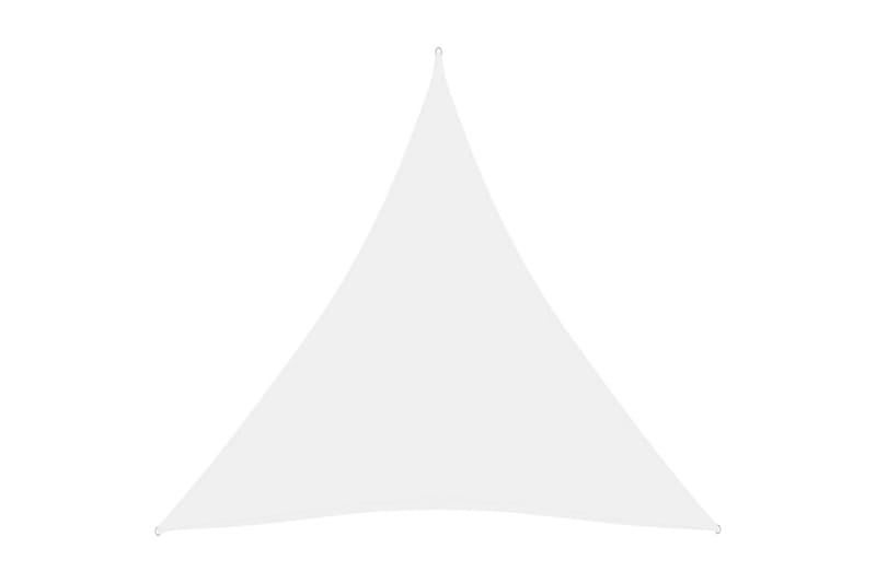 Aurinkopurje Oxford-kangas kolmio 3,6x3,6x3,6 m valkoinen - Valkoinen - Puutarhakalusteet - Aurinkosuoja - Aurinkopurje