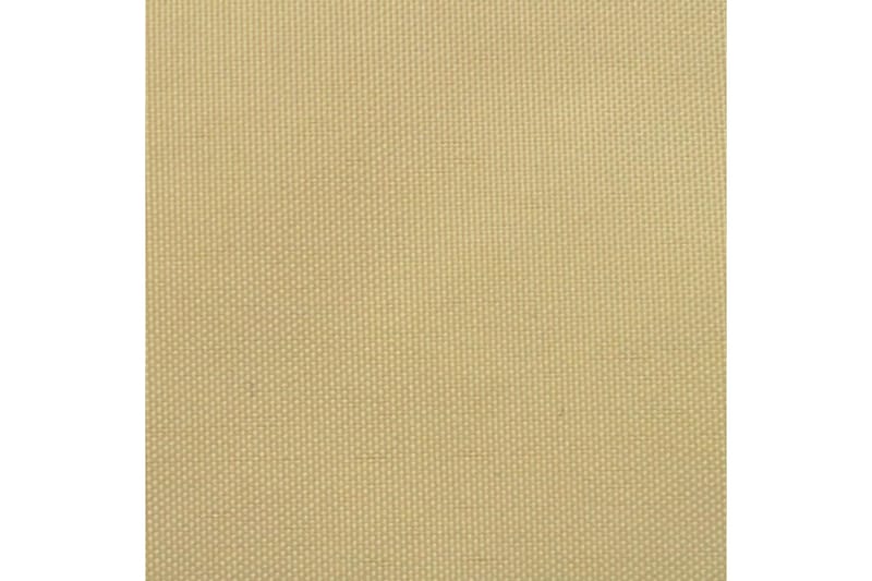 Aurinkopurje Oxford-kangas kolmio 5x5x5 m Beige - Beige - Puutarhakalusteet - Aurinkosuoja - Aurinkopurje