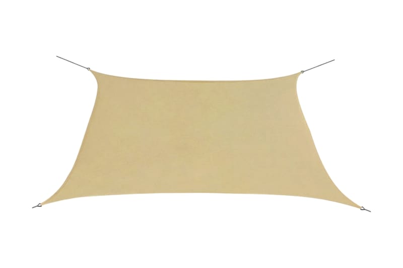 Aurinkopurje Oxford-kangas neliö 3,6x3,6 m Beige - Beige - Aurinkopurje