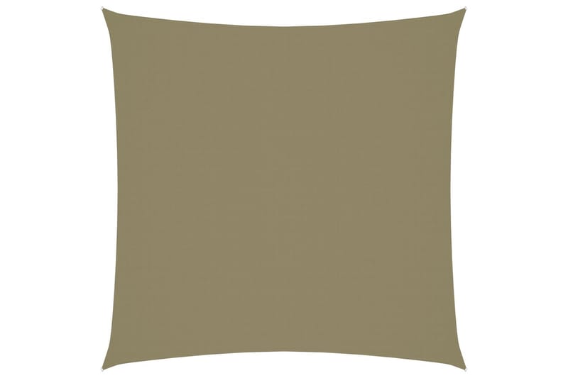 Aurinkopurje Oxford-kangas neliönmuotoinen 6x6 m beige - Puutarhakalusteet - Aurinkosuoja - Aurinkopurje