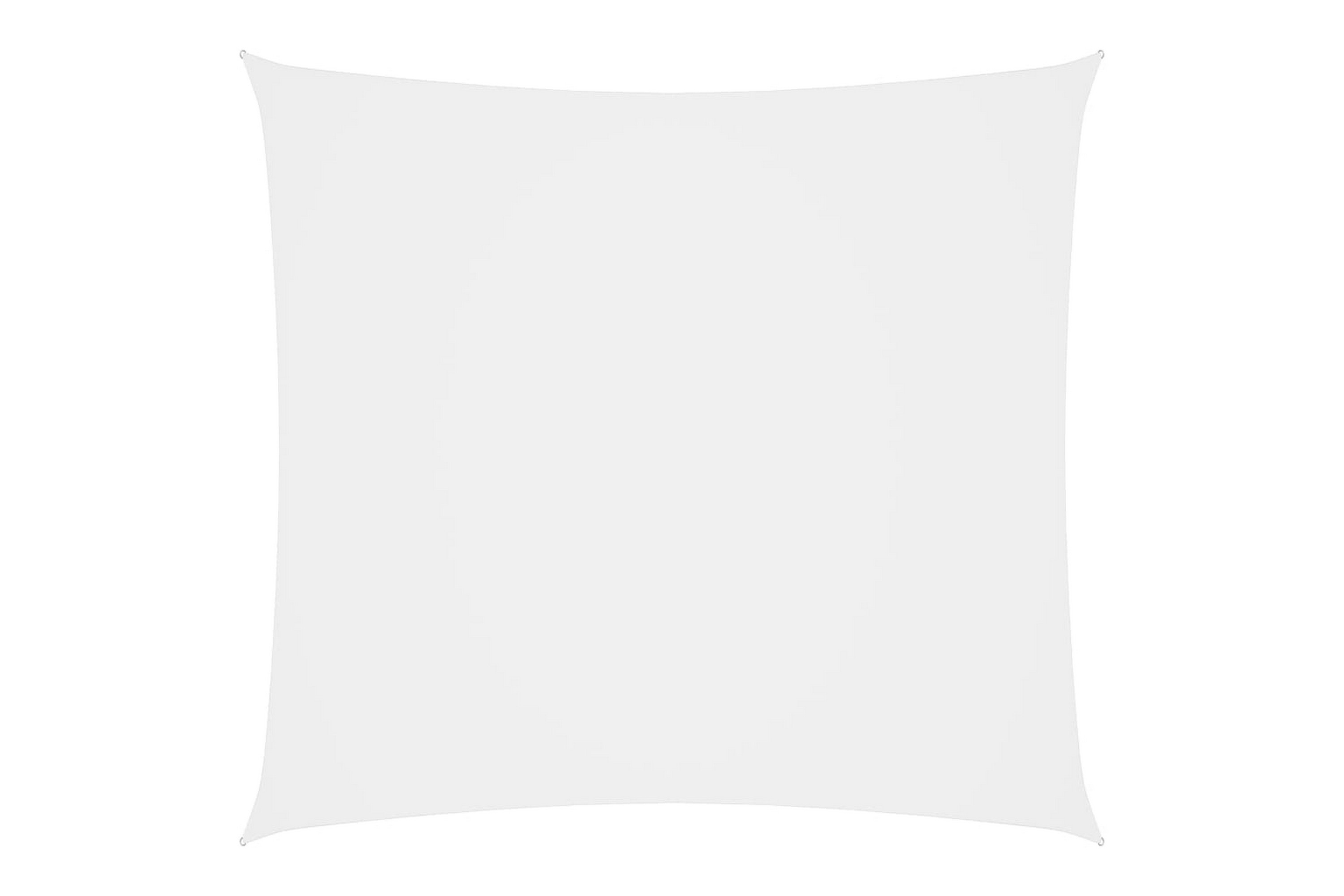 Aurinkopurje Oxford-kangas neliönmuotoinen 3x3 m valkoinen -