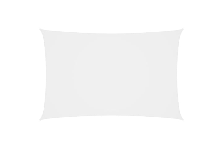 Aurinkopurje Oxford-kangas suorakaide 2x4,5 m valkoinen - Valkoinen - Aurinkopurje