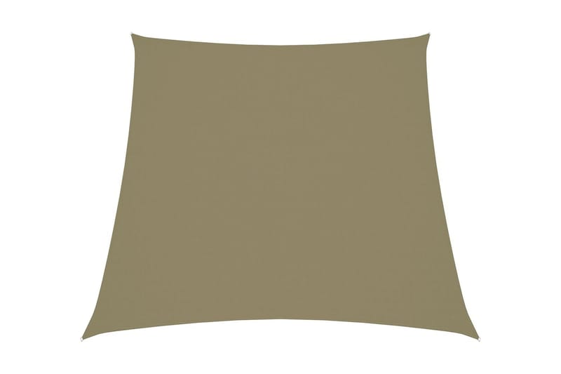 Aurinkopurje Oxford-kangas puolisuunnikas 4/5x3 m beige - Puutarhakalusteet - Aurinkosuoja - Aurinkopurje