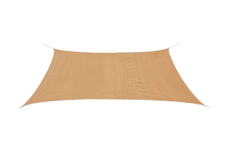 Päivänvarjo Purje HDPE Suorakulmainen 2x4 m Beige - Beige - Aurinkopurje