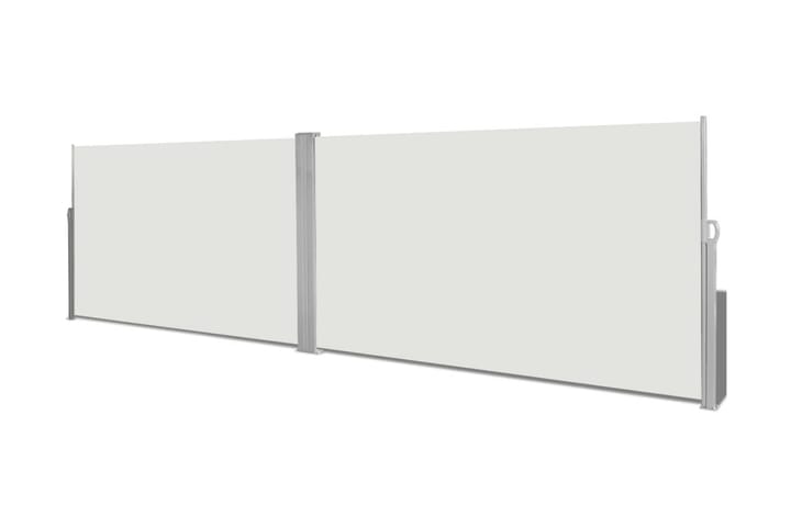 Sisäänvedettävä Sivumarkiisi 160x600 cm Kerma - Kerma - Aurinkopurje