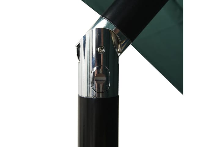 3-tasoinen aurinkovarjo alumiinitanko vihreä 2,5x2,5 m - Aurinkovarjo