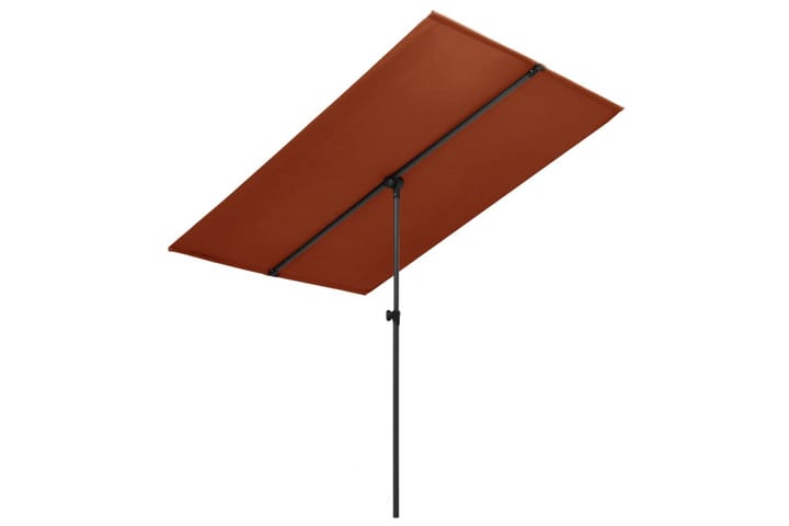 Aurinkovarjo alumiinitanko 2x1,5 m terrakotta - Oranssi - Aurinkovarjo