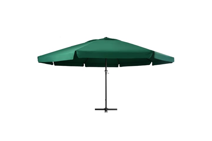 Aurinkovarjo alumiinitanko 600 cm vihreä - Vihreä - Aurinkovarjo
