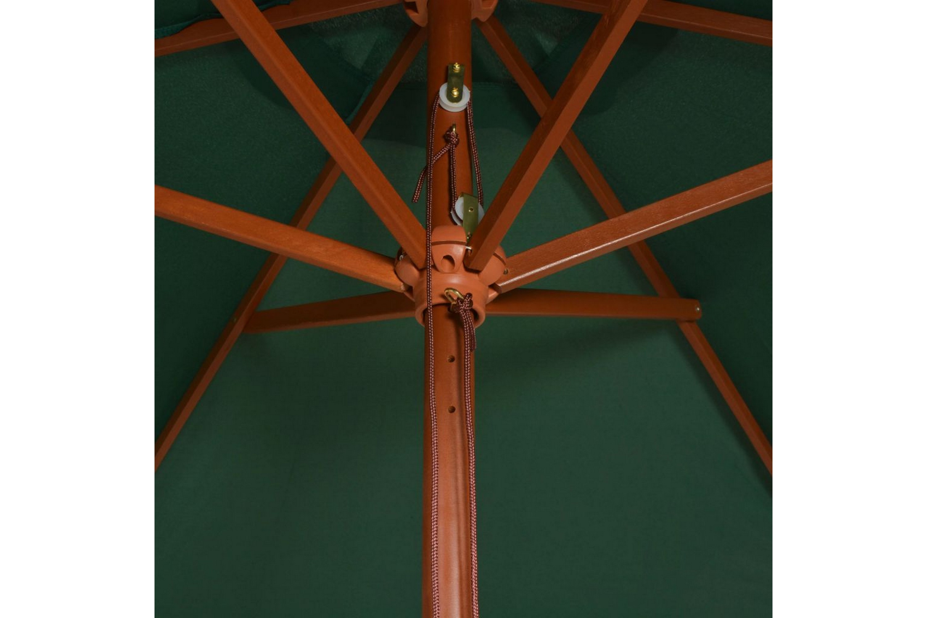 Aurinkovarjo 200x300 cm Puutanko Vihreä - Vihreä