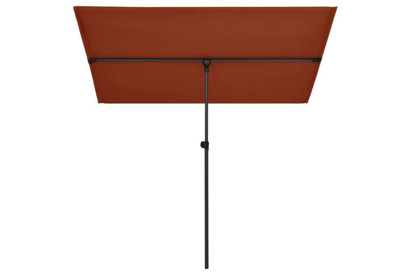 Aurinkovarjo alumiinitanko 180x130 cm terrakotta - Punainen - Puutarhakalusteet - Aurinkosuoja - Aurinkovarjo