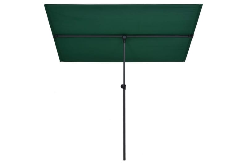 Aurinkovarjo alumiinitanko 180x130 cm vihreä - Vihreä - Puutarhakalusteet - Aurinkosuoja - Aurinkovarjo